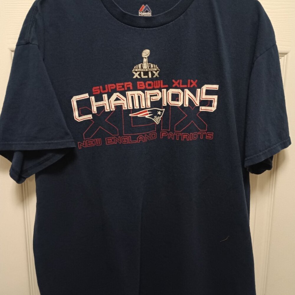 PATRIOTS SUPER BOWL XLIX CHAMPS  TEE  (xl)